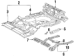 1986 Toyota Camry Front Cross-Member Diagram - 57408-32010