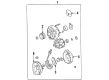 1996 Toyota Supra Alternator Pulley Diagram - 27411-46090