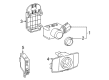 2020 Toyota Mirai Parking Assist Distance Sensor Diagram - 89341-33220-J5