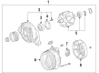 2006 Toyota Solara Alternator Case Kit Diagram - 27310-0H060