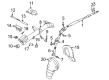 2000 Toyota Celica Steering Column Cover Diagram - 45025-20480