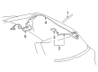 2011 Toyota Matrix Antenna Mast Diagram - 86309-02100