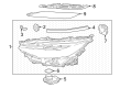 2023 Toyota bZ4X Headlight Diagram - 81185-42C80