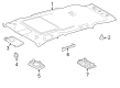 Toyota Corolla Cross Sun Visor Diagram - 74310-02M50-B0