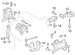 2023 Toyota Corolla Engine Mount Diagram - 12325-24070