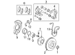 2012 Toyota Prius V Wheel Cylinder Diagram - 04478-33100