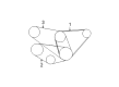 2003 Toyota Tundra Drive Belt Diagram - 99364-30860-78