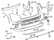 2018 Toyota Highlander Parking Assist Distance Sensor Diagram - 89341-0E020-E0