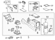 2017 Toyota Prius V A/C Switch Diagram - 84970-47020