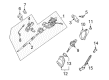 Toyota 4Runner Steering Column Cover Diagram - 45025-35370