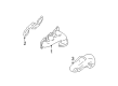 2001 Toyota Sienna Catalytic Converter Diagram - 17141-20060