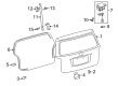 2011 Scion xB Lift Support Diagram - 68950-12521