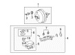 2013 Scion xD Brake Master Cylinder Diagram - 47201-52732