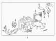 2001 Toyota Avalon Blend Door Actuator Diagram - 87106-07040