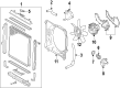 2010 Toyota 4Runner Fan Shroud Diagram - 16711-75260