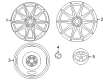 2017 Toyota 86 Lug Nuts Diagram - SU003-10733