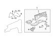 Toyota 4Runner Wheelhouse Diagram - 53886-35020