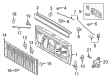 2020 Toyota Tacoma Tailgate Handle Diagram - 69090-0C091