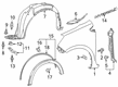 2014 Toyota Prius C Wheelhouse Diagram - 53875-52360