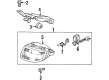 1999 Toyota Celica Light Socket Diagram - 81215-20270