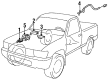 Toyota T100 ABS Pump And Motor Assembly Diagram - 44510-35020