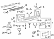 2013 Toyota Land Cruiser Parking Assist Distance Sensor Diagram - 89341-33190-A0