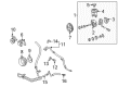 Toyota 4Runner Power Steering Pump Diagram - 44320-35480