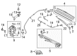 2018 Toyota Camry Windshield Wiper Diagram - 85214-02340