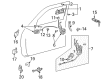 1992 Toyota Pickup Door Handle Diagram - 69210-89110