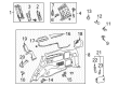 2008 Toyota Land Cruiser Cup Holder Diagram - 66991-60040-E0