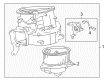 Toyota 4Runner Blend Door Actuator Diagram - 87106-35090