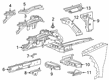 2020 Toyota GR Supra Radiator Support Diagram - 53706-WAA02