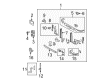 2011 Toyota Tundra Radiator Support Diagram - 53201-0C082