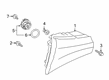 Toyota Prius AWD-e Back Up Light Diagram - 81457-47020