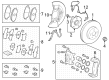 Toyota Grand Highlander Wheel Bearing Diagram - 43550-0E050