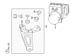 2015 Toyota Sienna ABS Control Module Diagram - 44050-08250