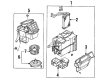 1991 Toyota Corolla Heater Control Valve Diagram - 87240-12240