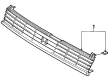 1987 Toyota Corolla Grille Diagram - 53101-02020-E0