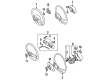 1988 Toyota Pickup Steering Column Cover Diagram - 45184-14090-01