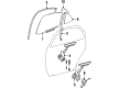 1995 Toyota Corolla Window Run Diagram - 68142-13090