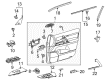 2021 Toyota Land Cruiser Door Lock Actuator Diagram - 69050-60100