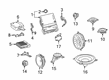 2020 Toyota Corolla Car Speakers Diagram - 86160-0R010