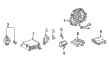 Toyota Highlander Air Bag Control Module Diagram - 89952-0R030