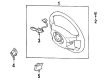 Toyota Celica Steering Wheel Diagram - 45100-2B600-C0