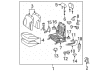 2012 Toyota Yaris Seat Cushion Diagram - 71518-52C71-B3