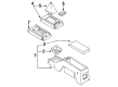 1993 Toyota Pickup Center Console Base Diagram - 58811-89121-S4