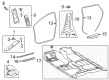 Toyota Matrix Door Seal Diagram - 62332-02190