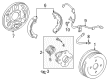 2001 Toyota Prius Wheel Hub Diagram - 42450-47020