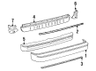 1988 Toyota MR2 Bumper Diagram - 52159-17900