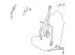 2000 Toyota Camry Seat Belt Diagram - 73230-AA020-B0